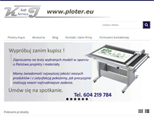 Tablet Screenshot of ploter.eu